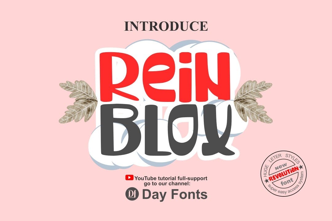 ReinBlox Font Example 1