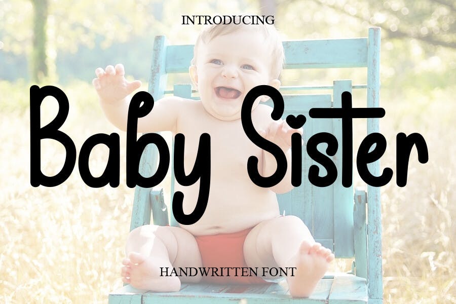 Baby Sister Font Example 1