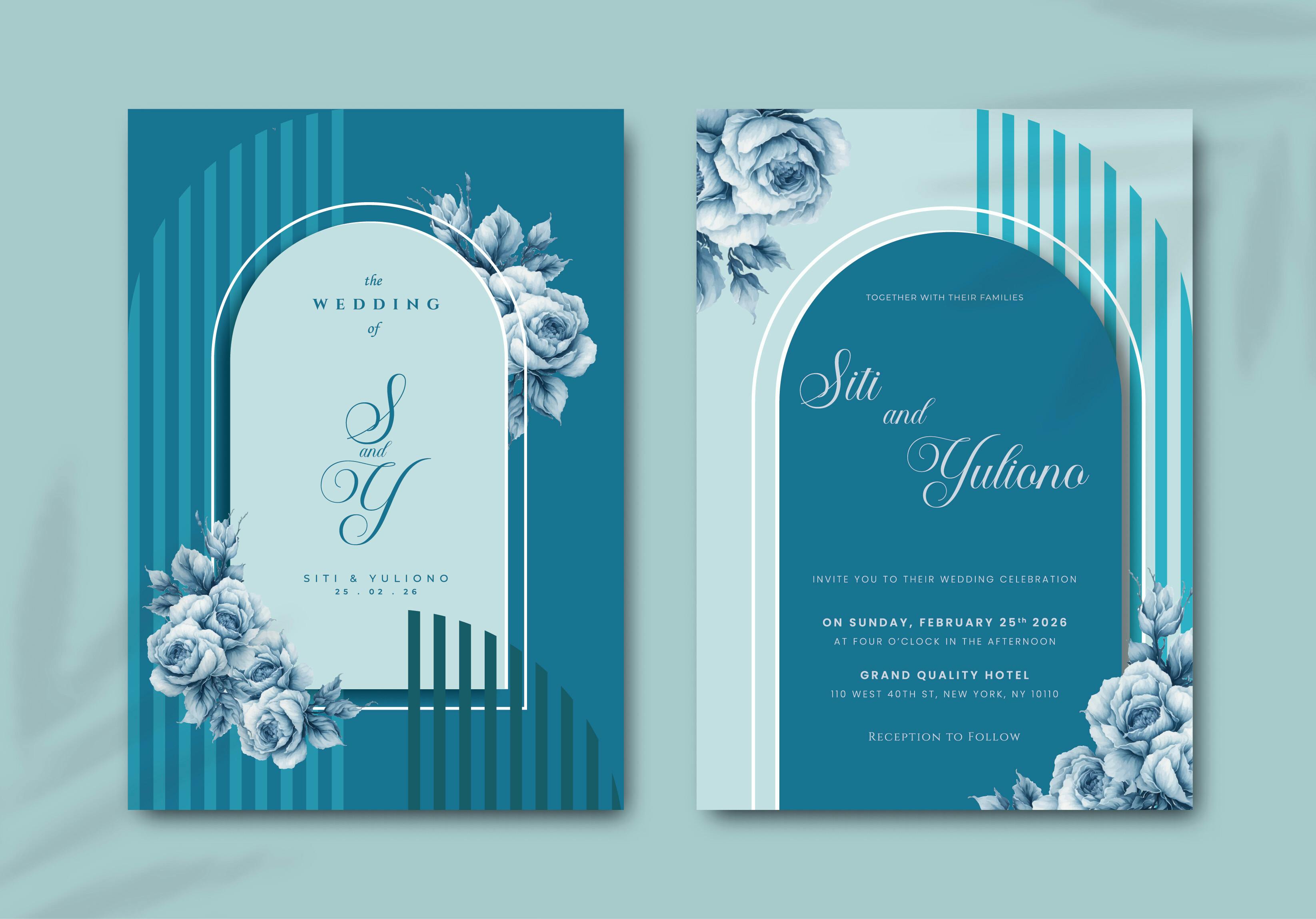 Beautiful Wedding Invitation Design