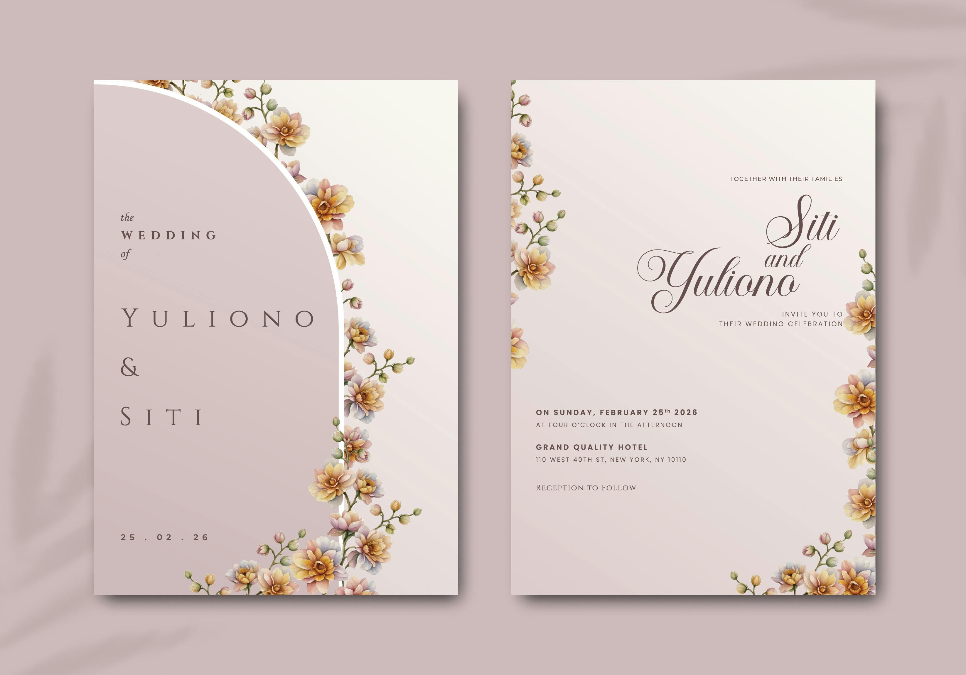 Wedding Invitation Sample