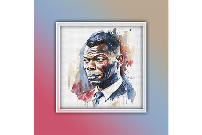 Nat King Cole Cross Stitch Pattern