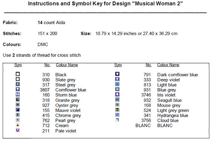 Stitch Count and Colors