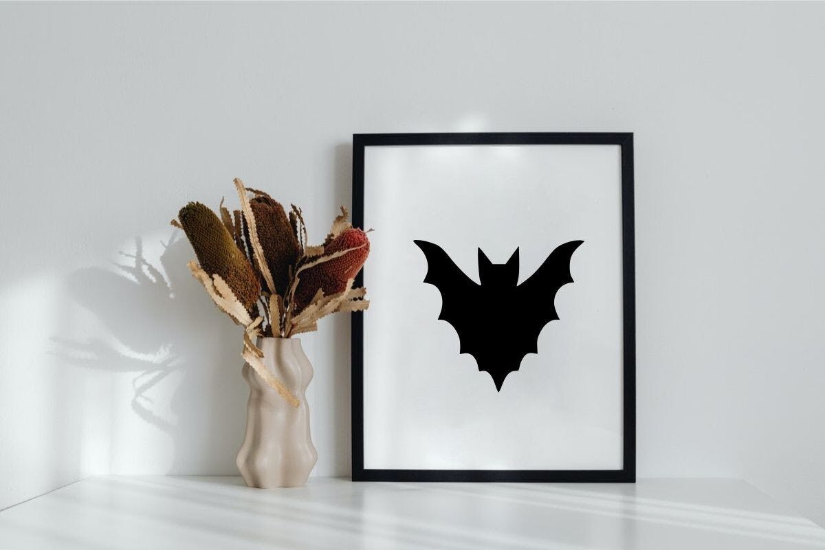 Bat Silhouette Example in Use