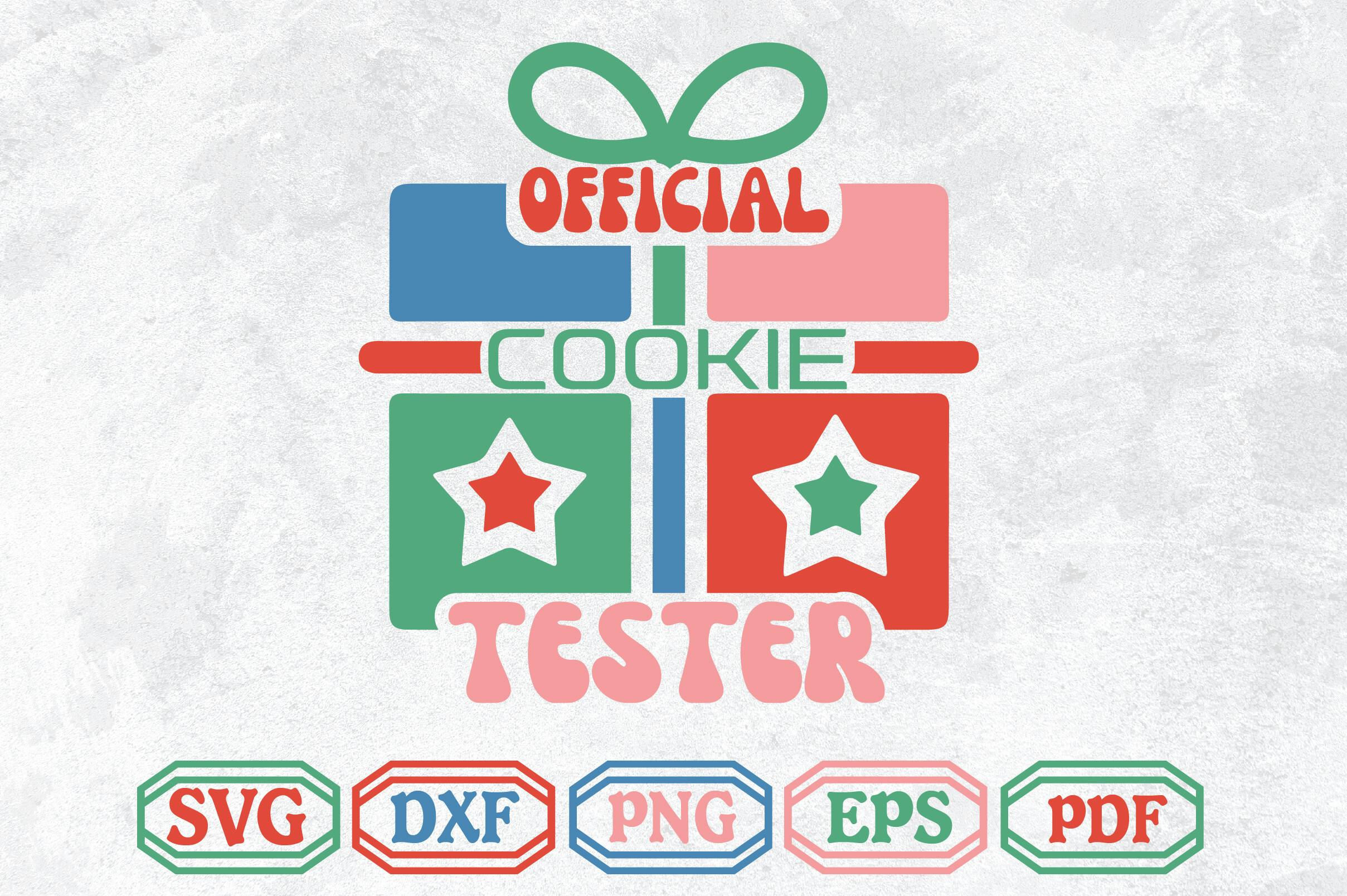 Official Cookie Tester SVG Design