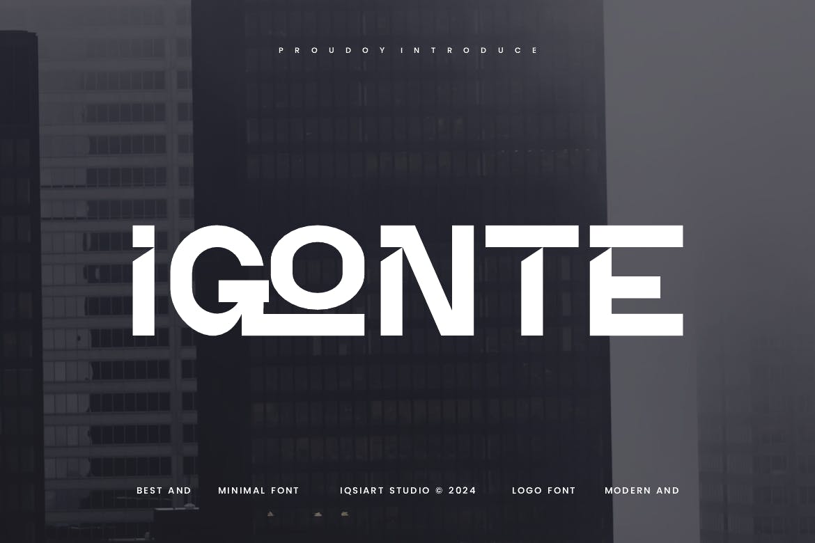 Igonte Font Example