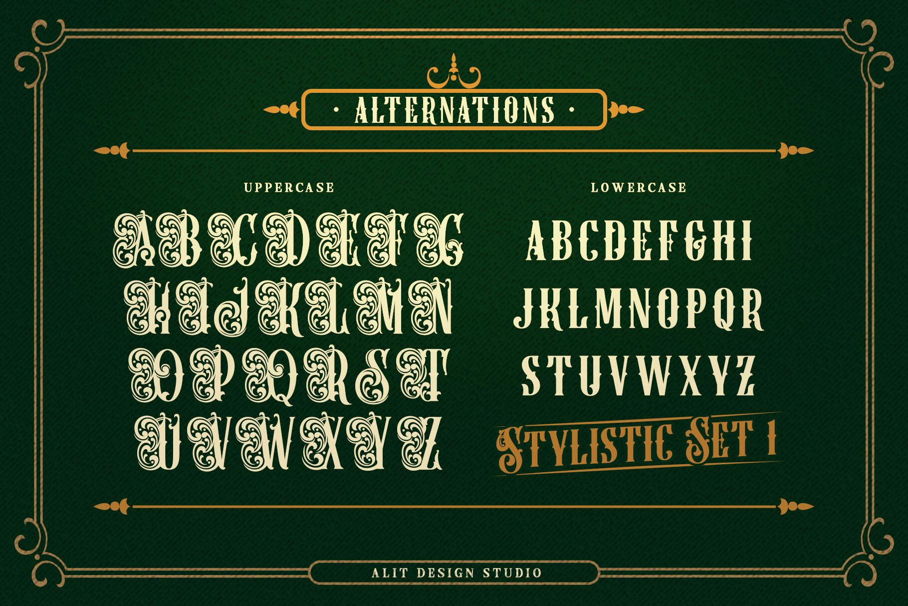 Typography in Victorian Style