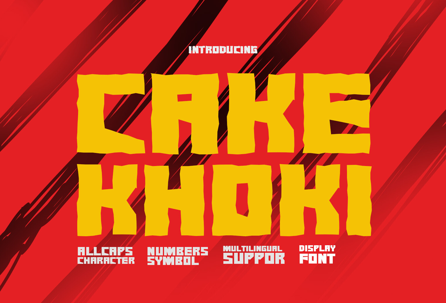 Boost Design Projects with Cake Khoki Playful Font