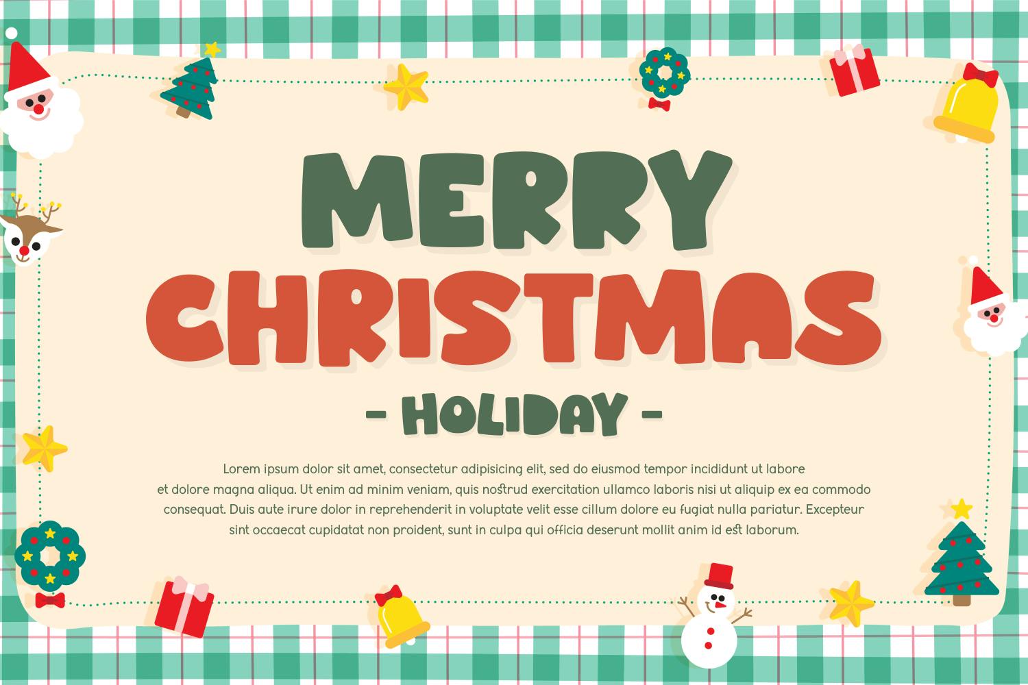 Vibing Xmas Font Example 5