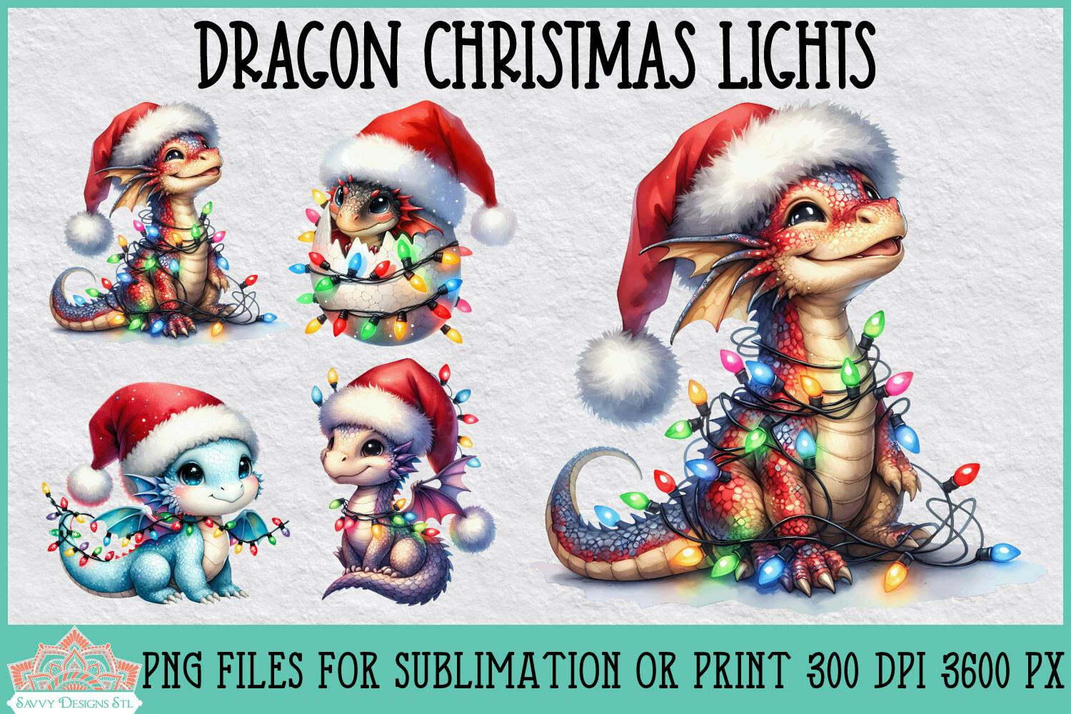 Dragon Christmas Lights