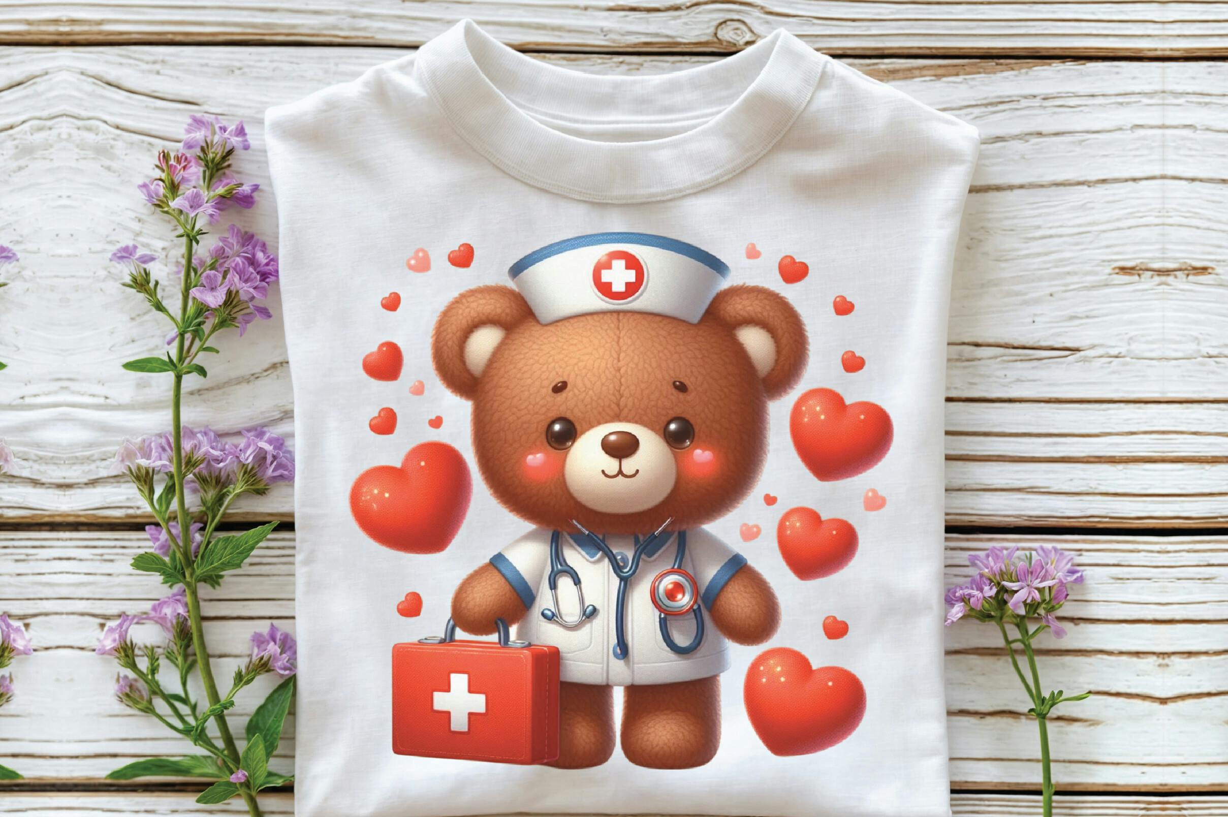 Bear Nurse Clipart Example 3