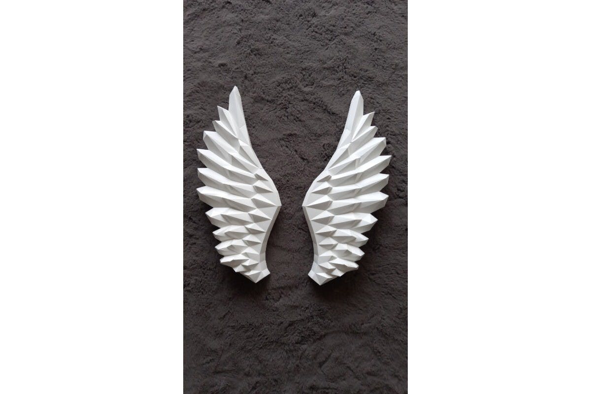 Assembling 3D Papercraft Wings