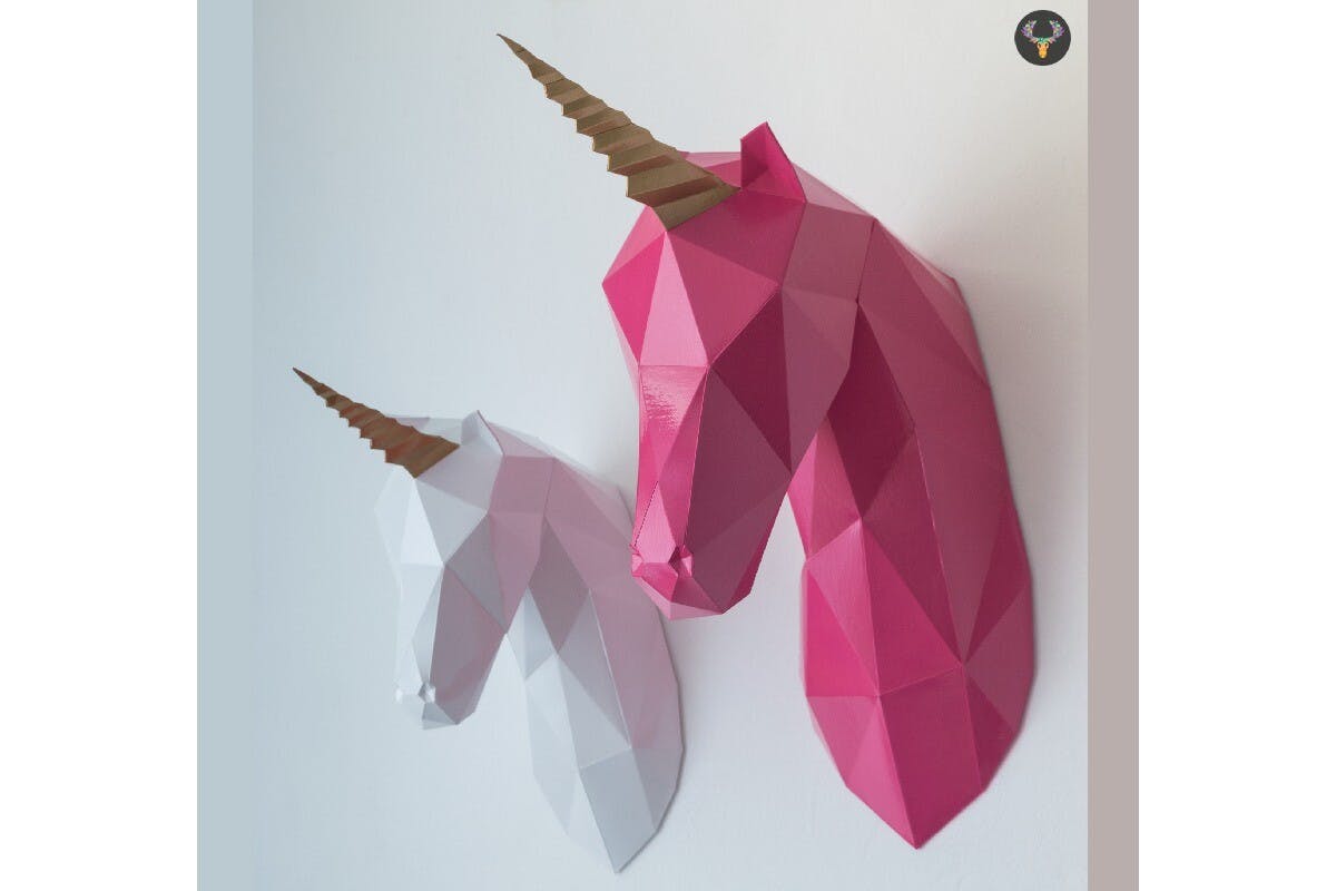 3D Papercraft Unicorn