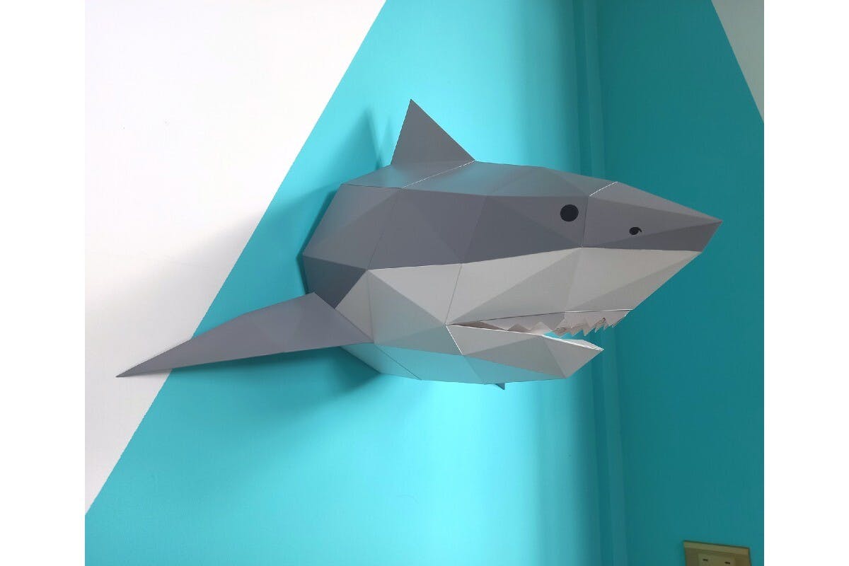 3D Papercraft Shark