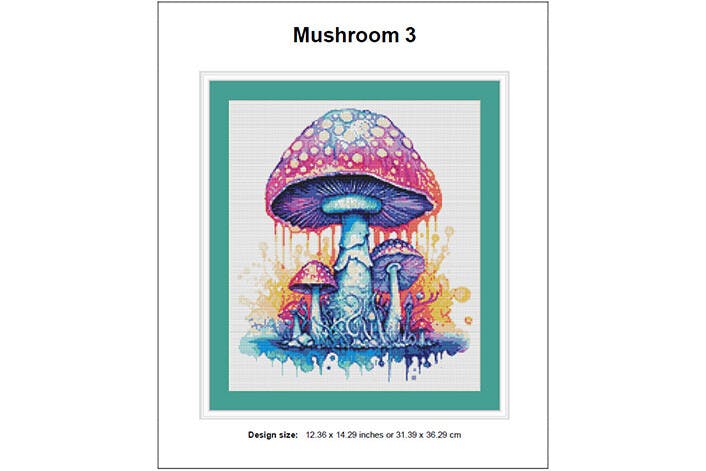 Mushroom Stitching Picture