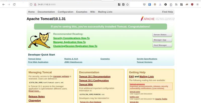 Deployment of tomcat server in AWS EC2 and stream logs to CloudWatch