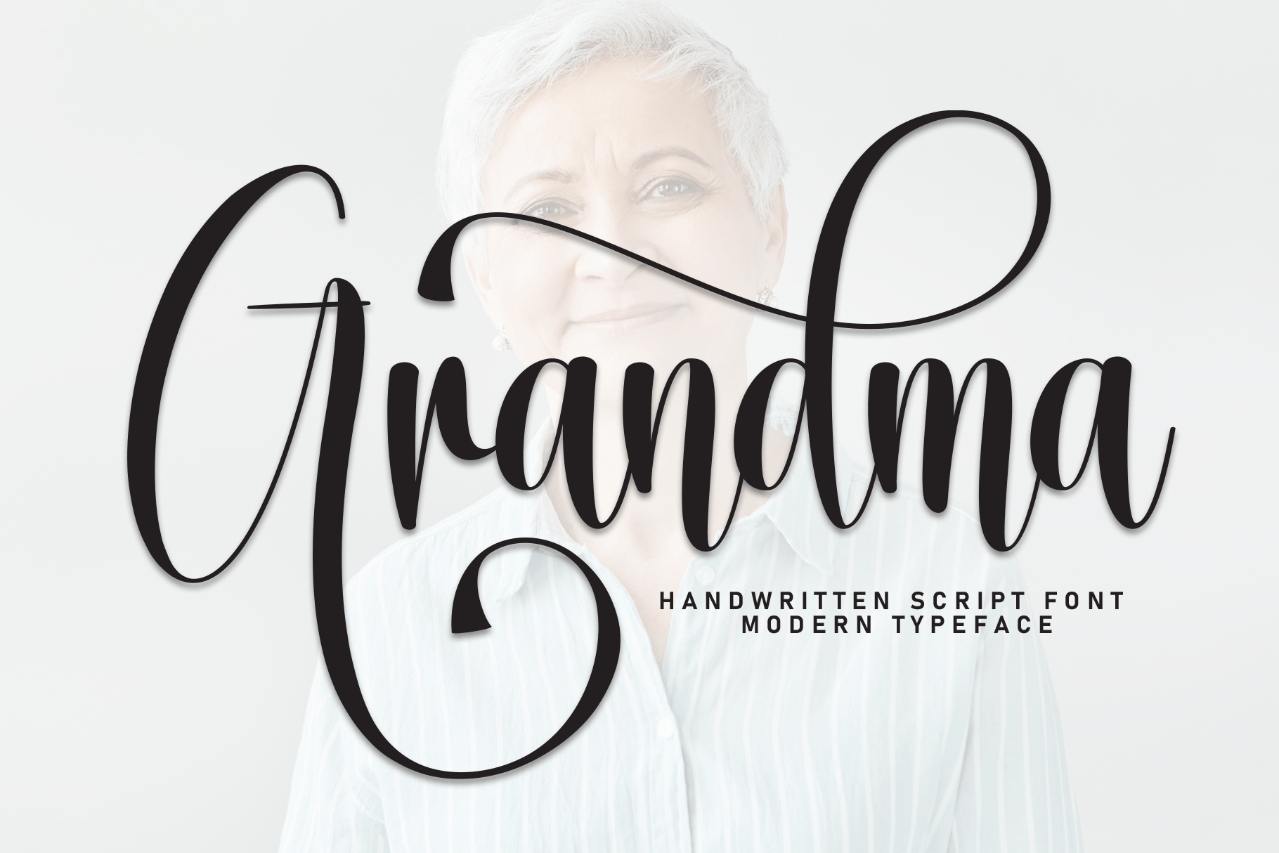 Discover the Charm of 'Grandma' Handwritten Font