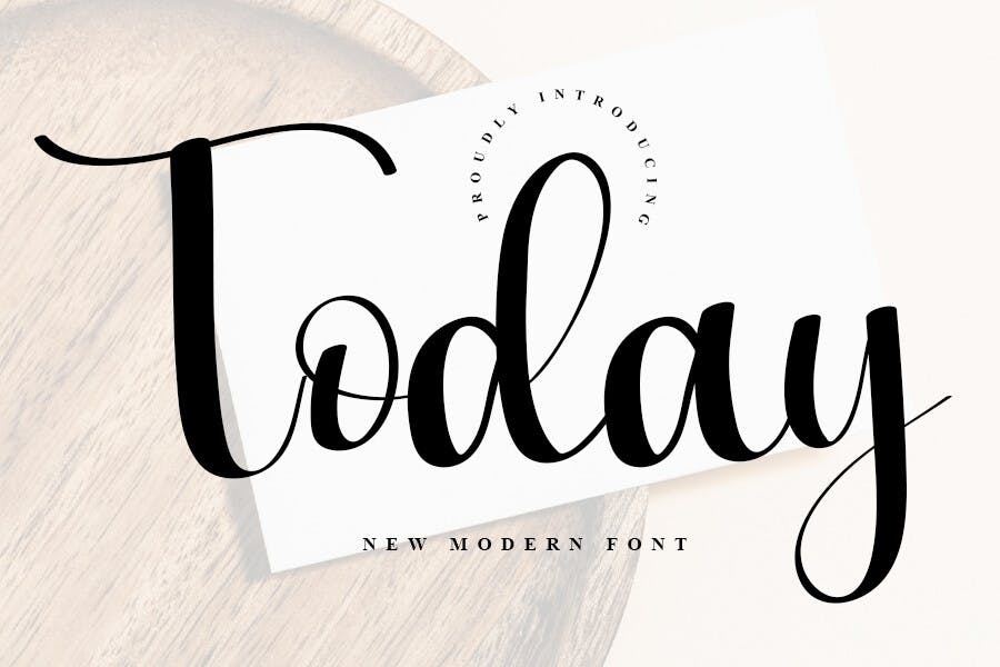 Today Font on Creative Fabrica