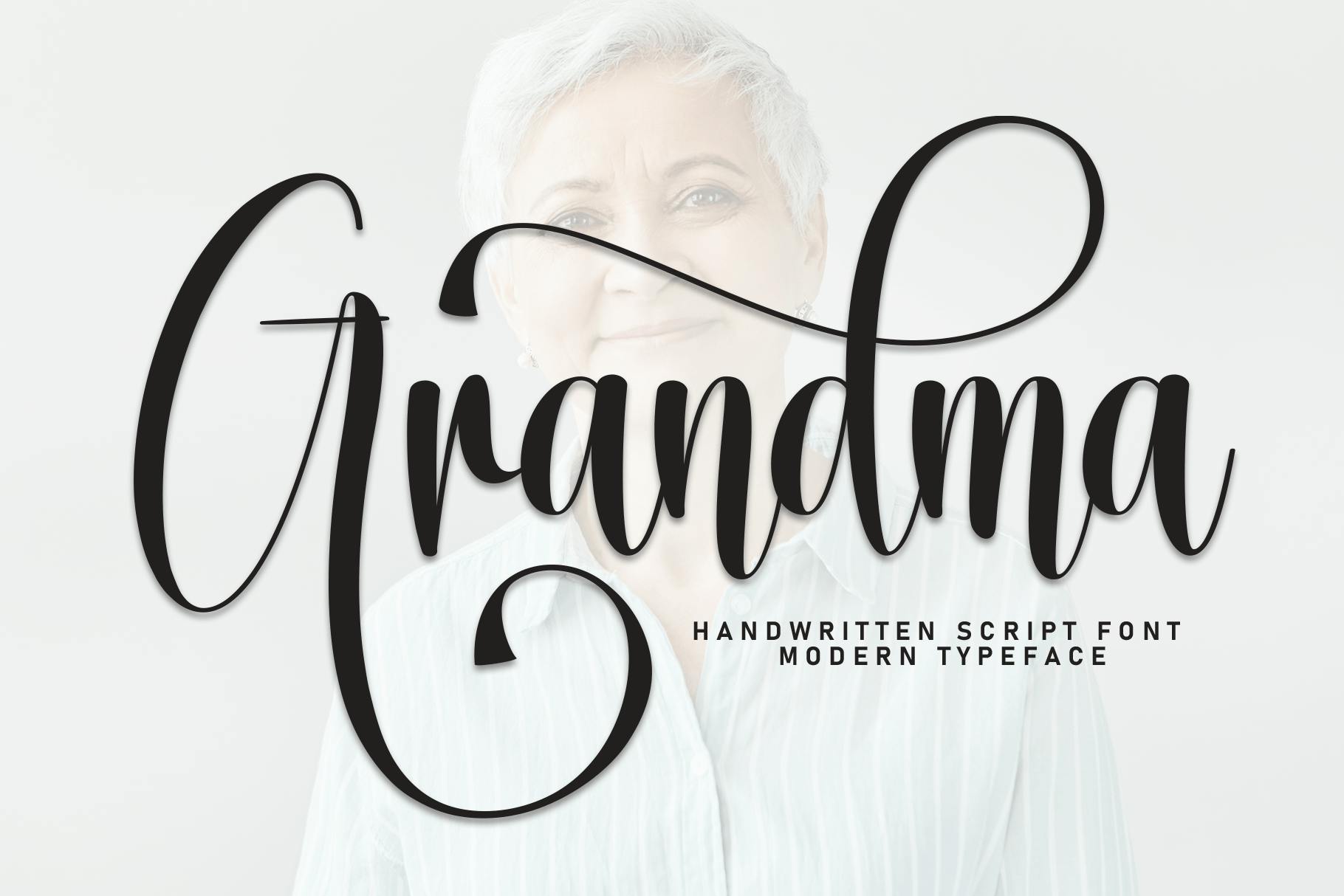 Grandma Font Example 1