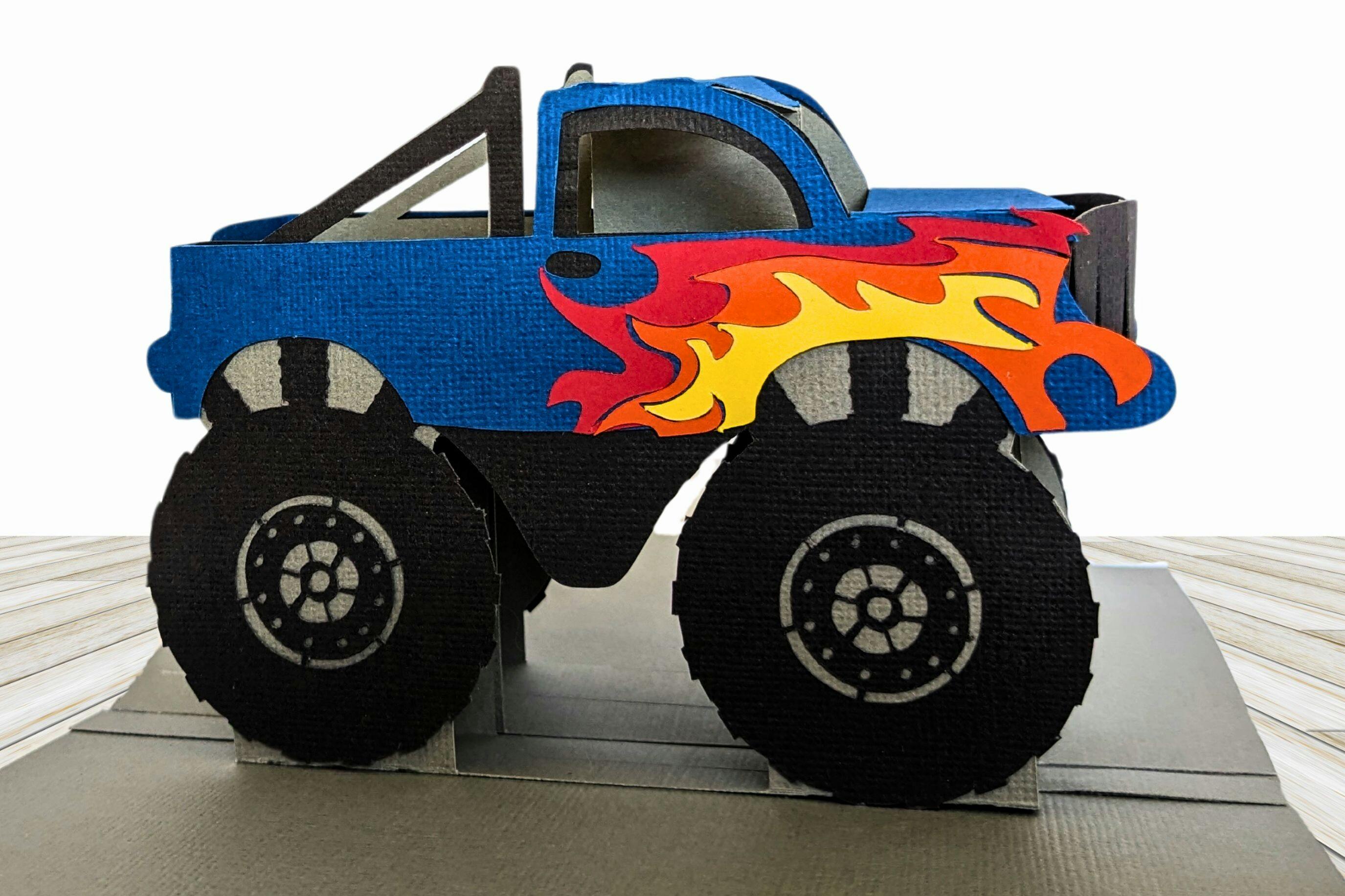 Monster Truck Pop-Up Interior