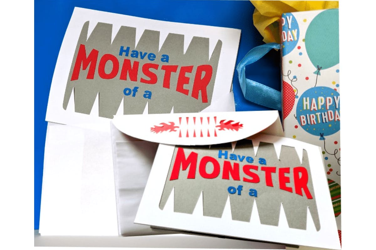 Final Monster Truck Pop-Up Card