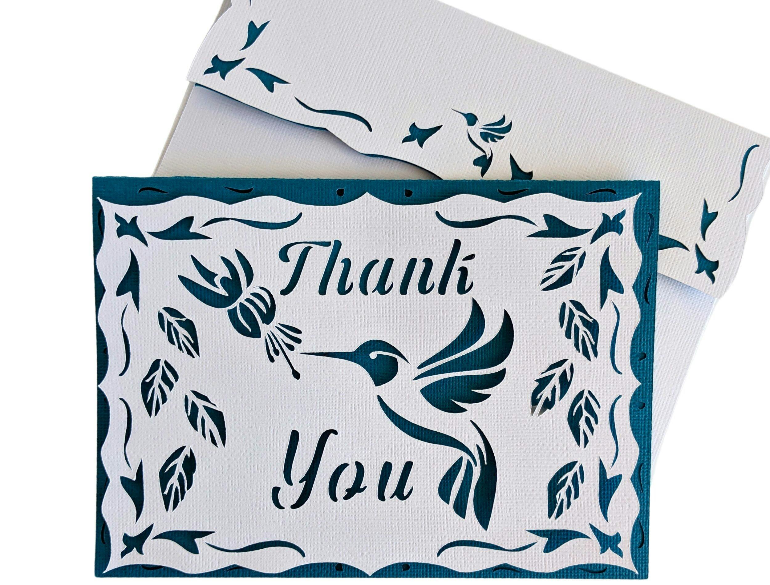 Hummingbird Thank You Card