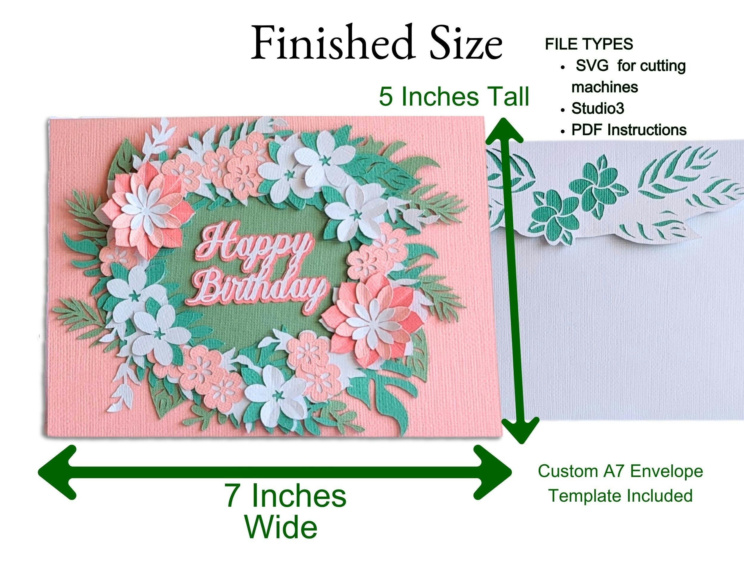 Floral Wreath Card 3