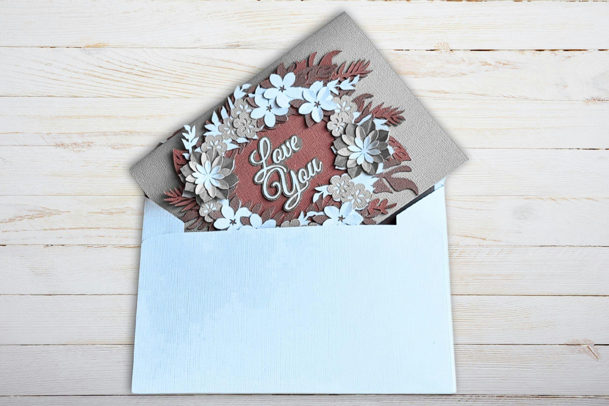 Floral Wreath Card 4