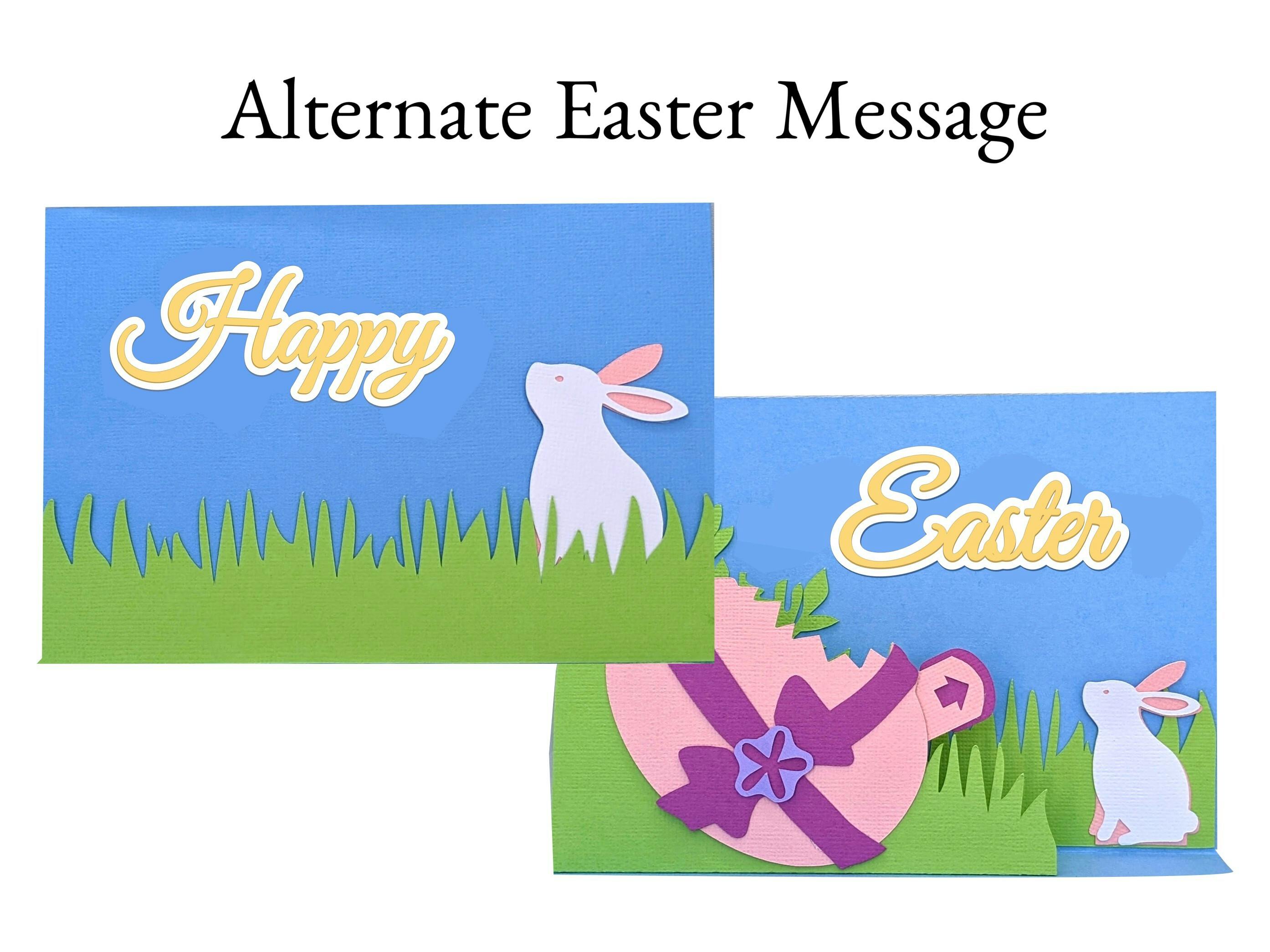 Easter Card Open