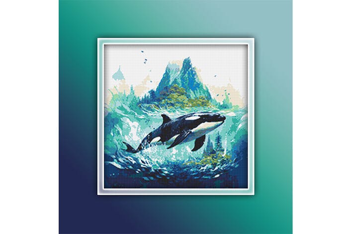 Orca Cross Stitch