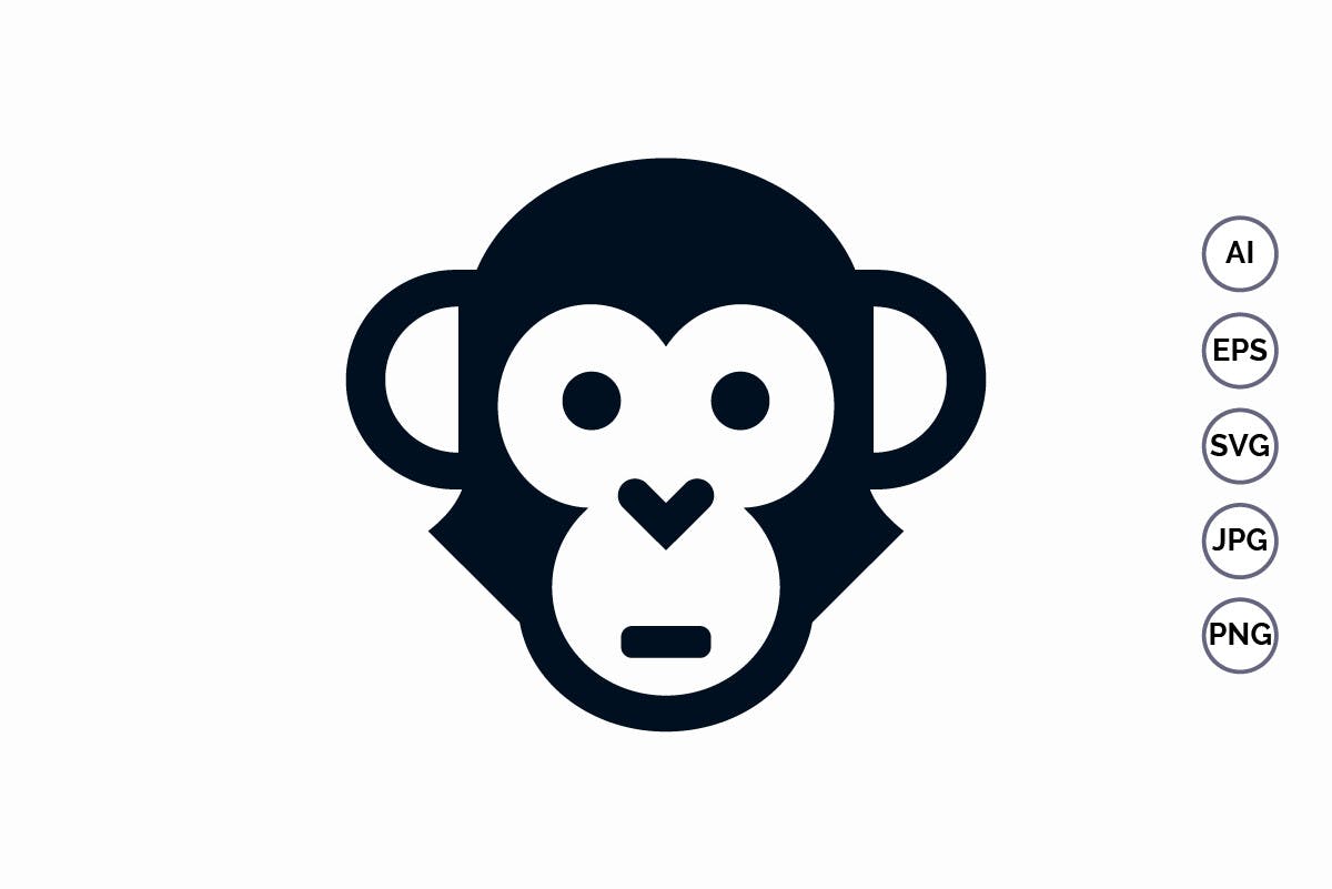 Monkey Face Logo 2