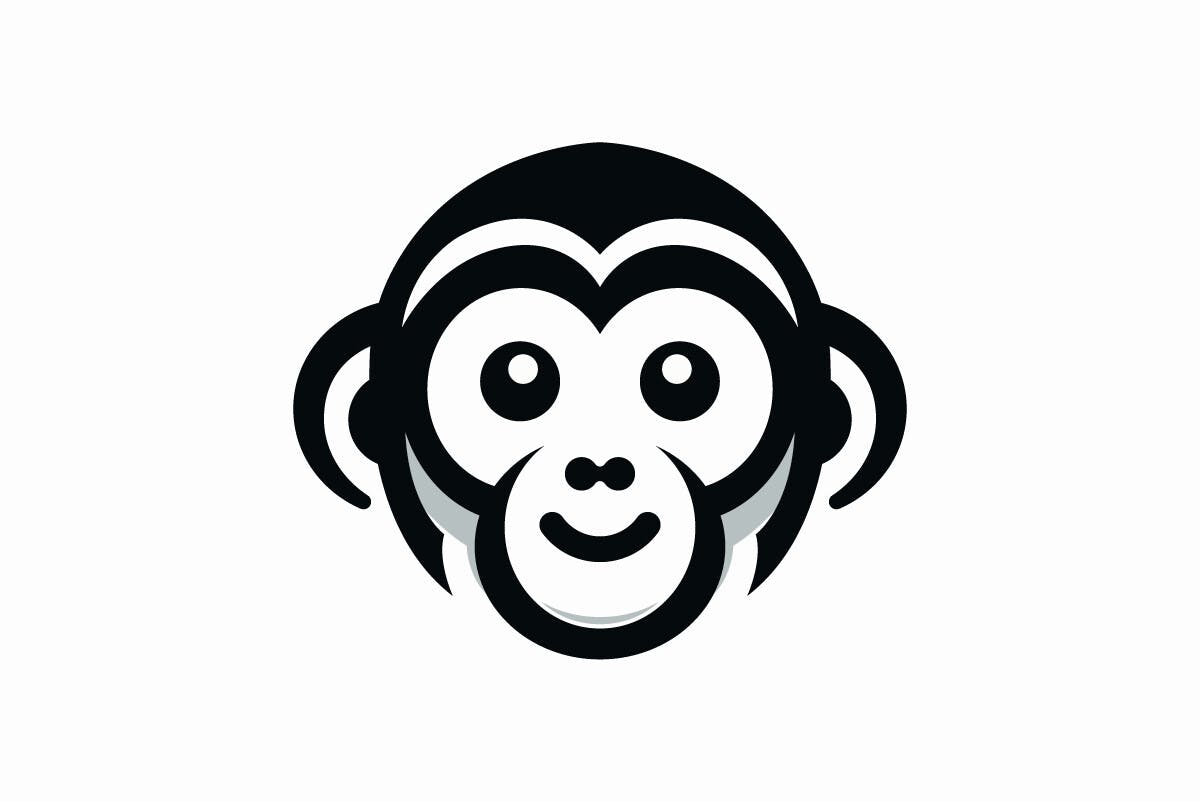 Monkey Face Logo 3