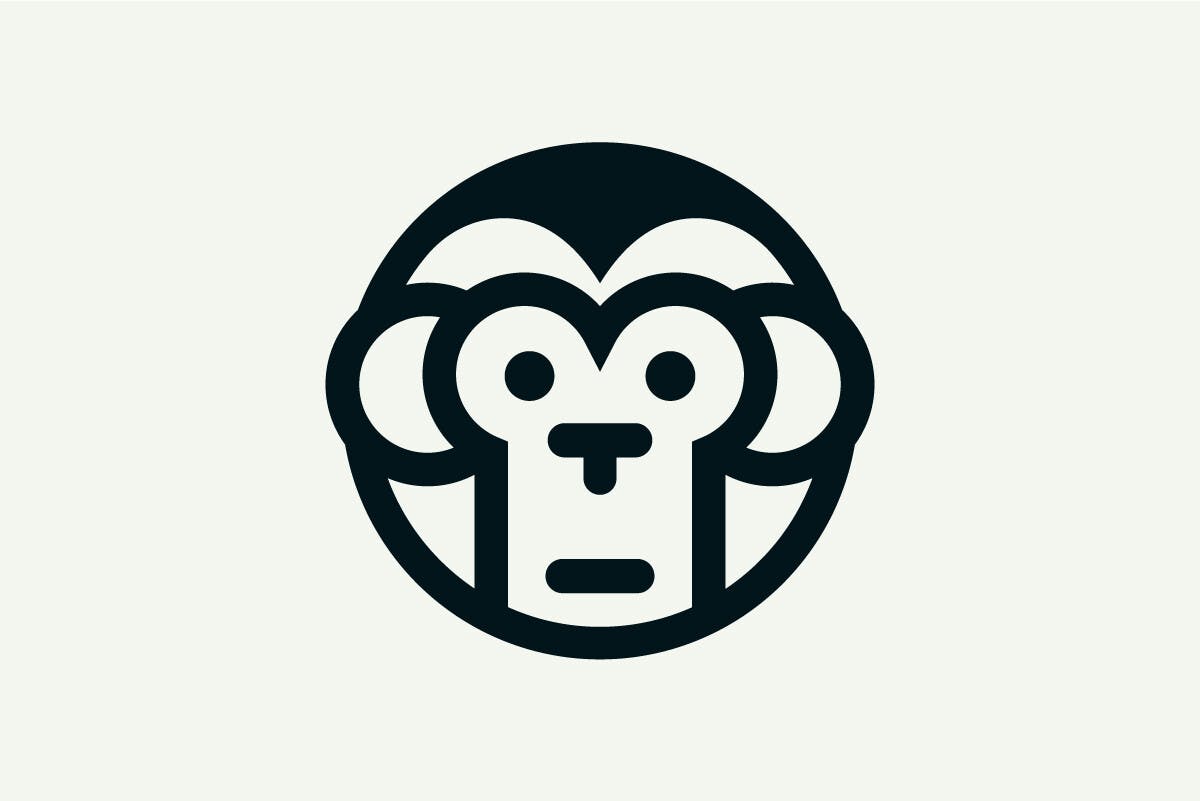 Monkey Face Logo 4