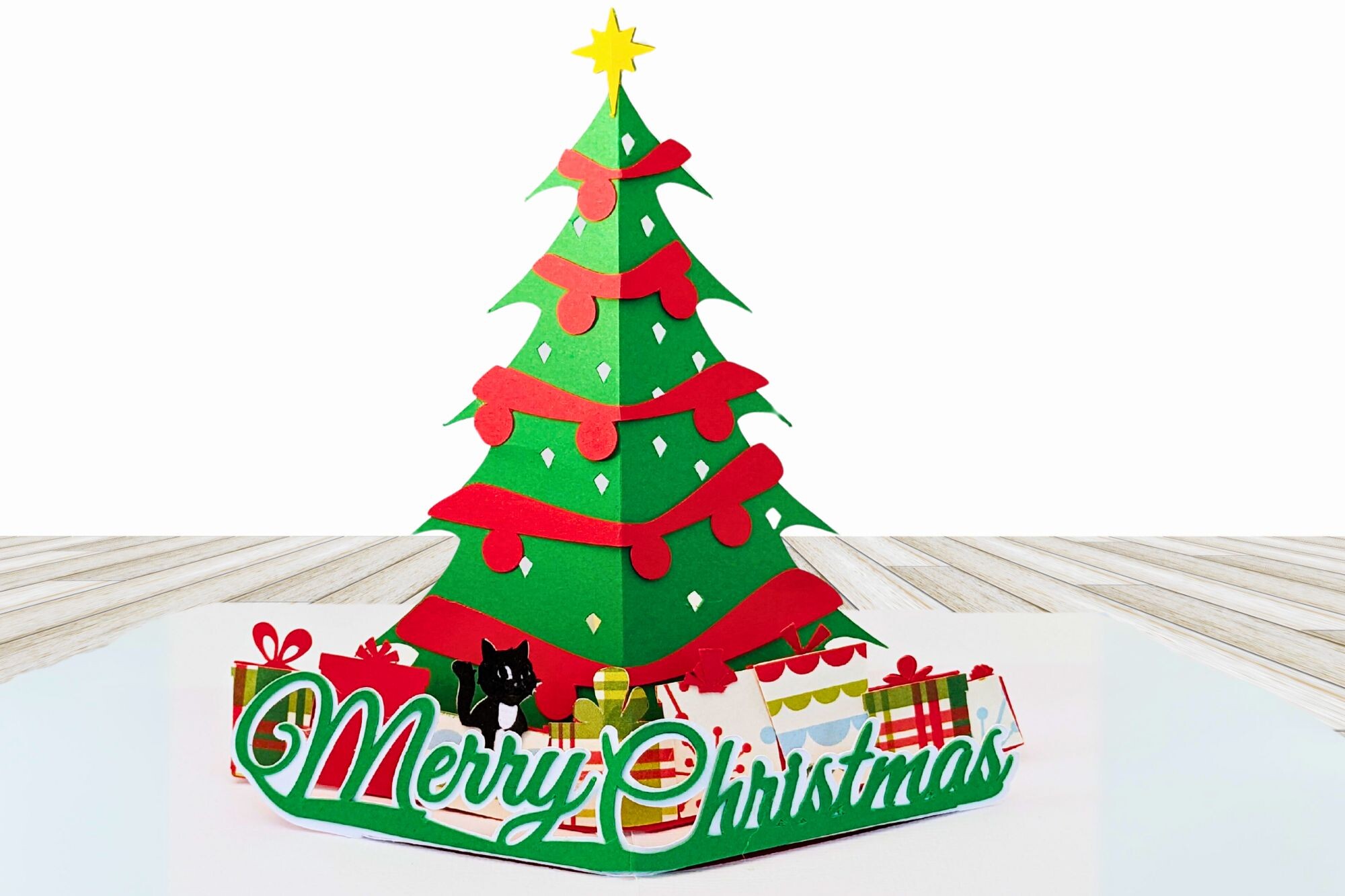 Christmas Tree Pop Up Card Free by finsflow | Nov, 2024