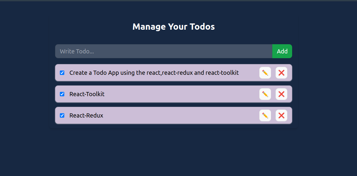 Building a Todo App with React-Redux and Redux Toolkit