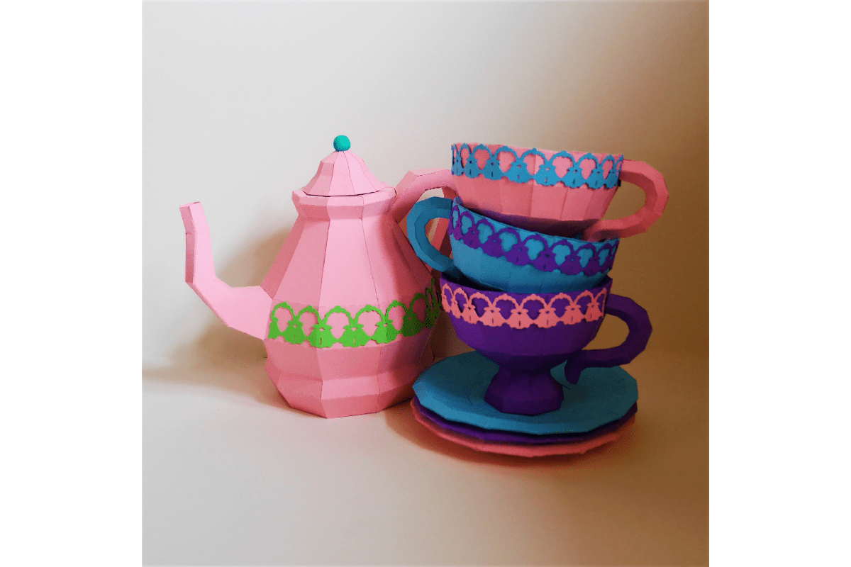 Tea Time Cup & Pot Free by svgnestery | Nov, 2024