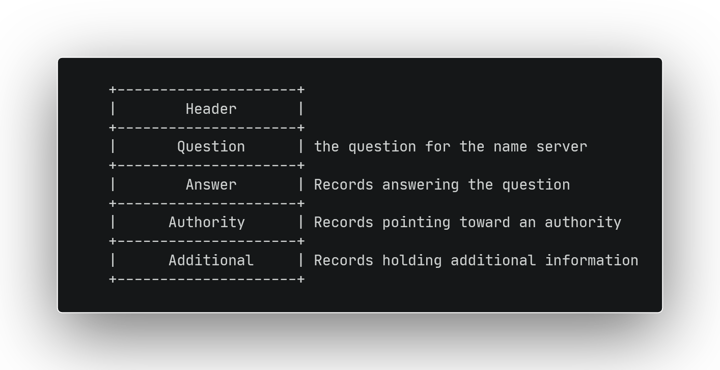 DNS Message Format