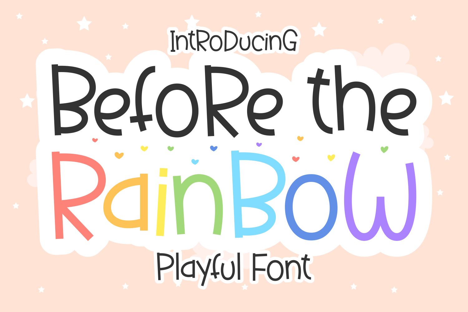 Before the Rainbow Font Free by houndio | Nov, 2024