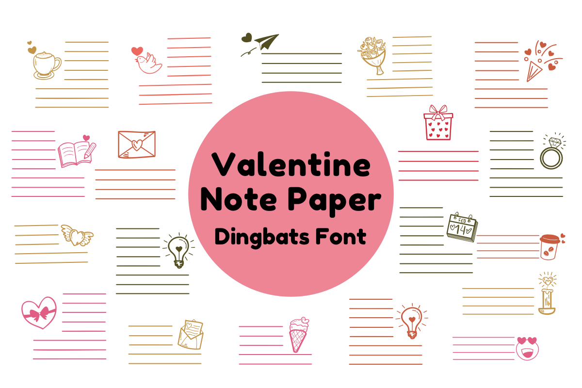 Valentine's Note Paper Font Free