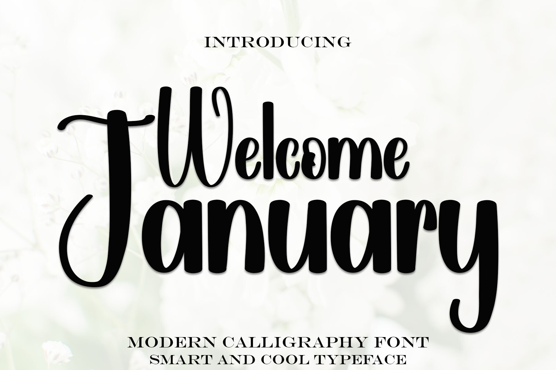 Welcome January Font Free