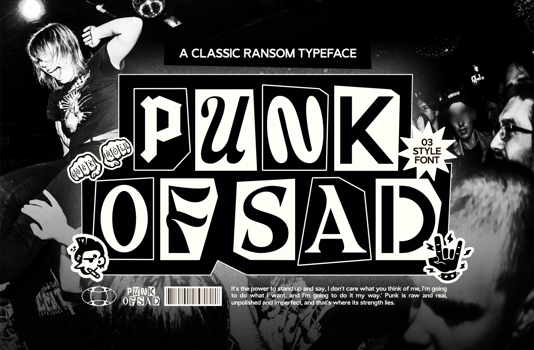 Punk of Sad Font Free