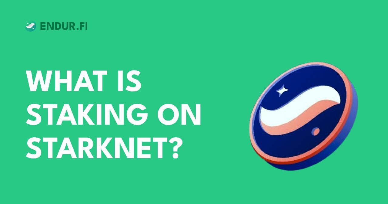 What is staking on Starknet?