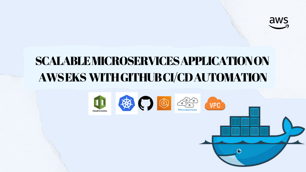 Building a Scalable Microservices Application on AWS EKS with GitHub CI/CD Automation