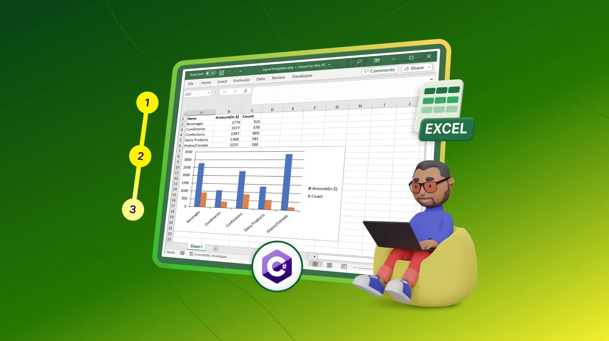 Easily Create Dynamic Charts in Excel Using C#