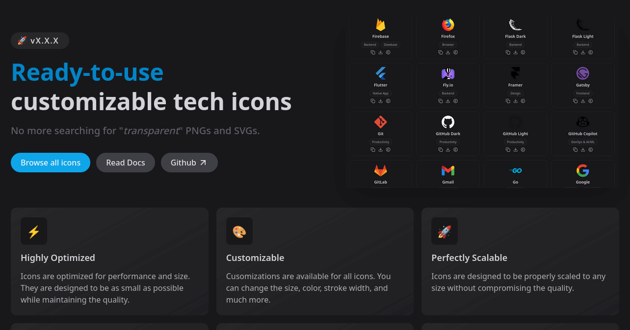 Boost Your Project's Design with Developer Icons—Free Tech Logo Library