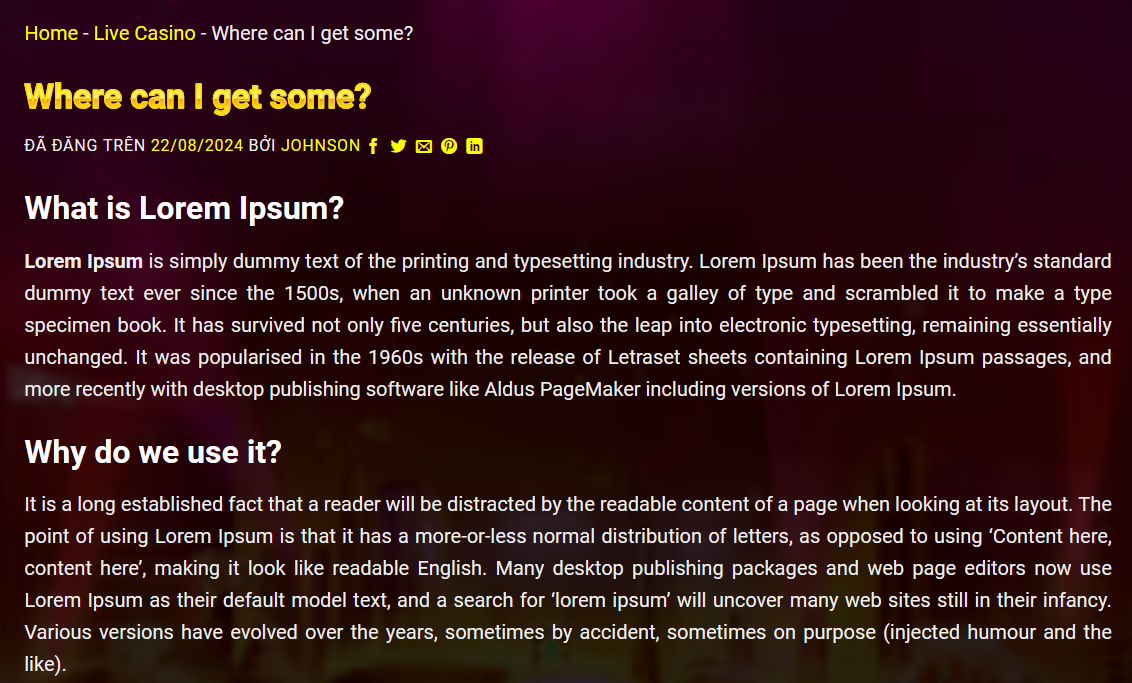 Lorem Ipsum 1