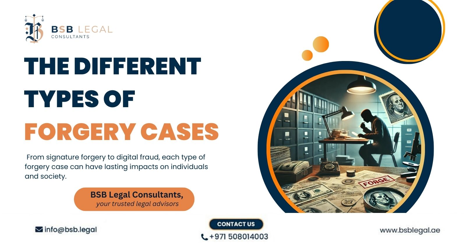 The Different Types of Forgery Cases