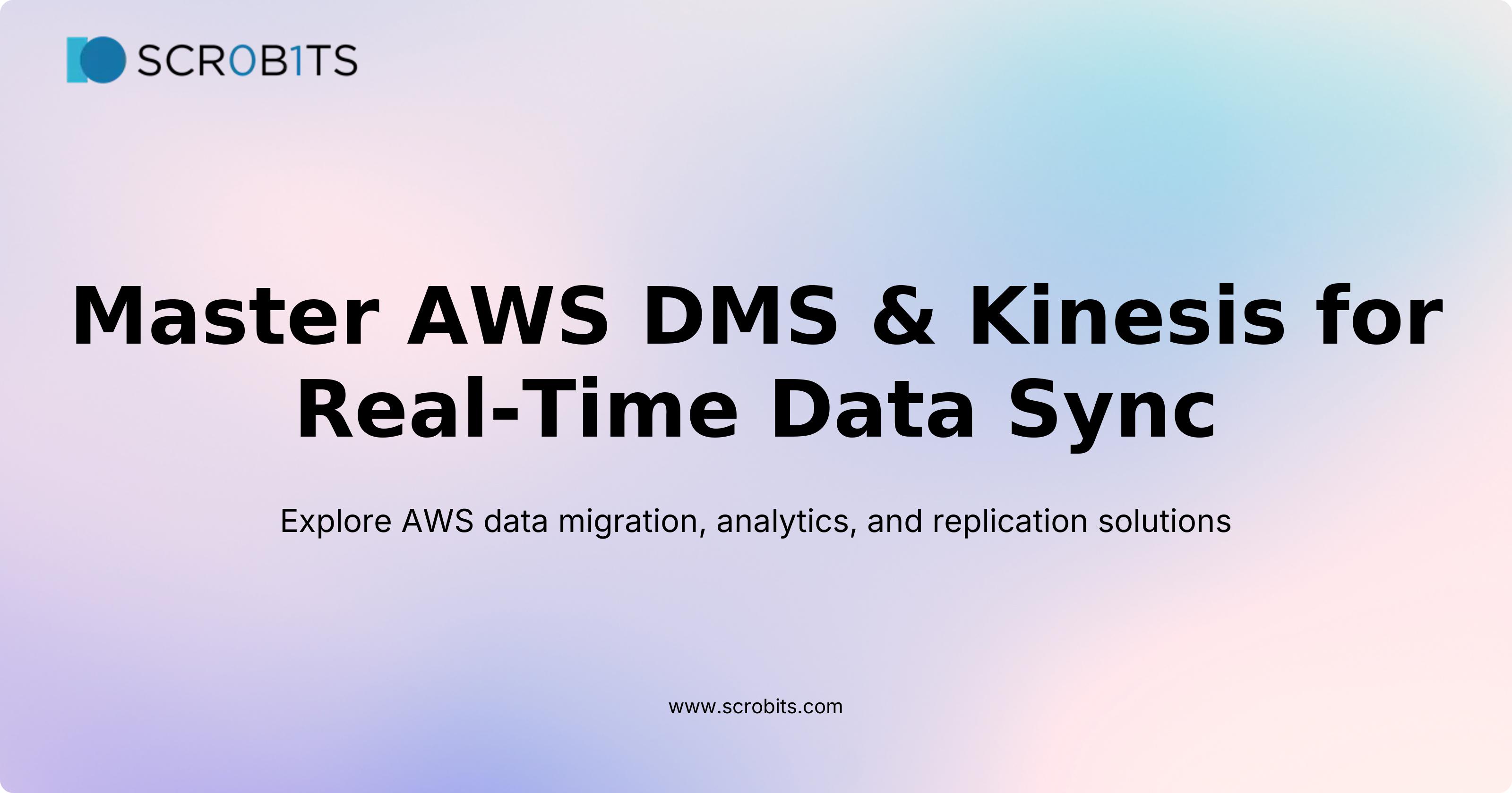 Master AWS DMS & Kinesis for Real-Time Data Sync