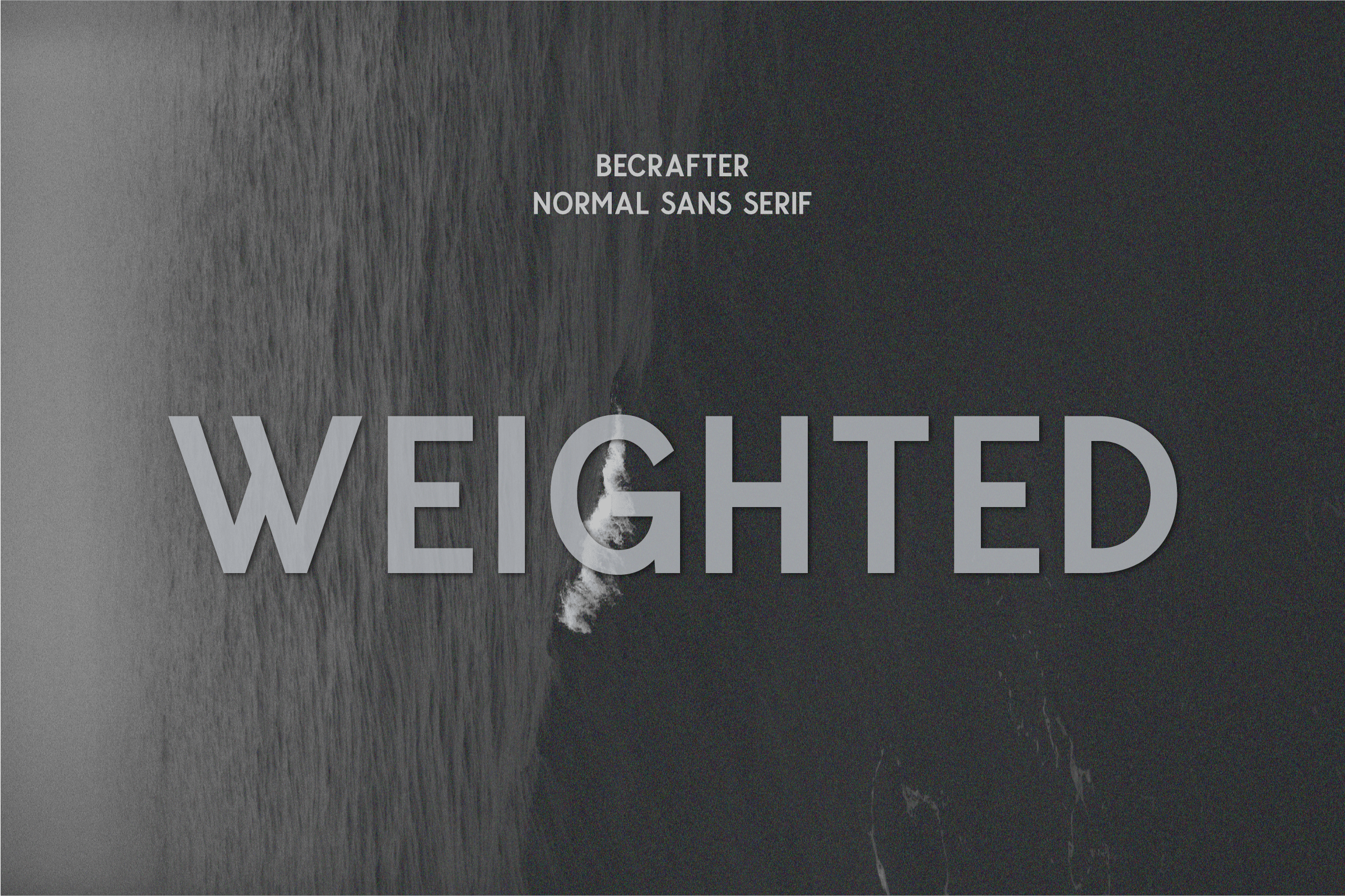 Weighted Font Free