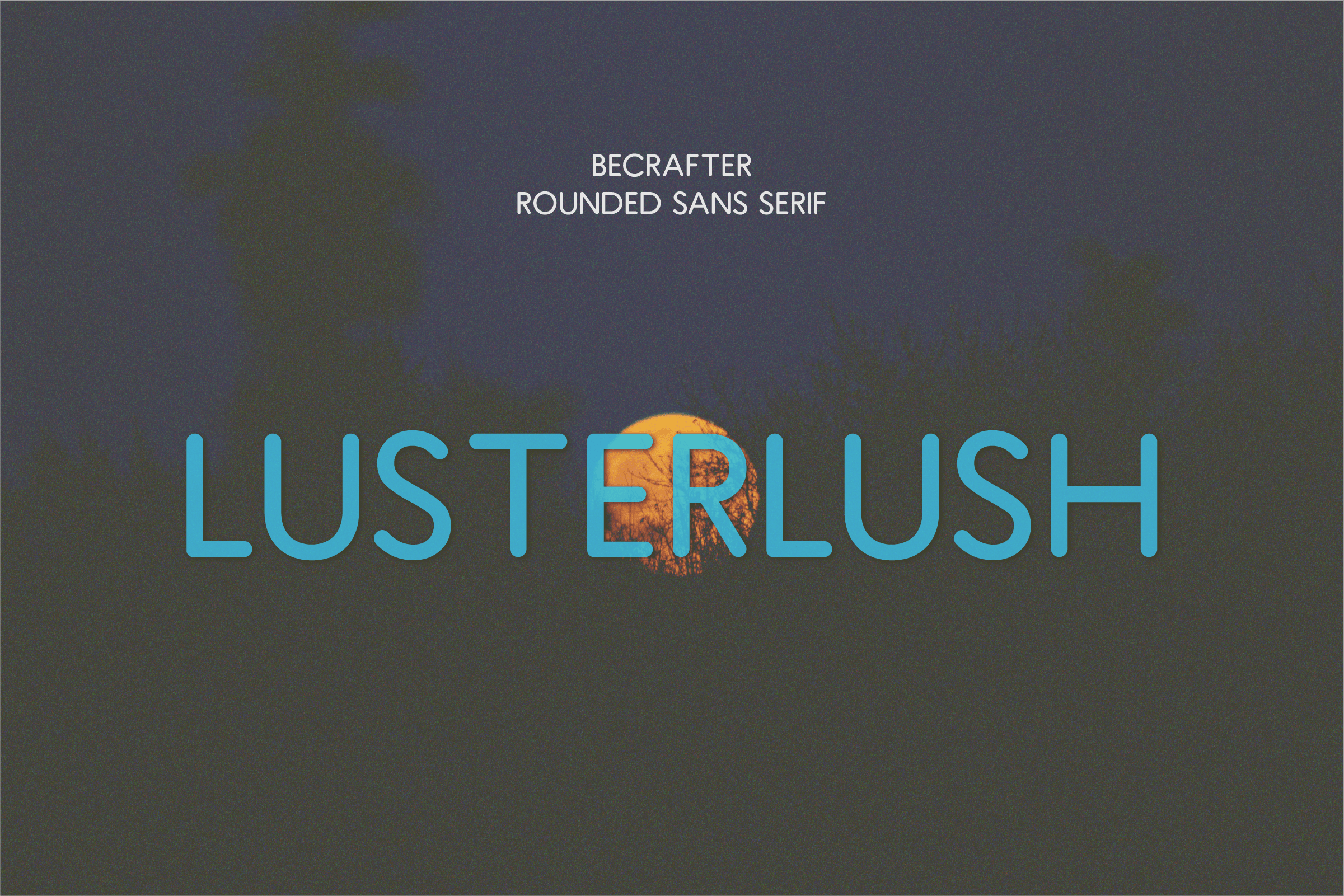 Lusterlush Rounded Font Free