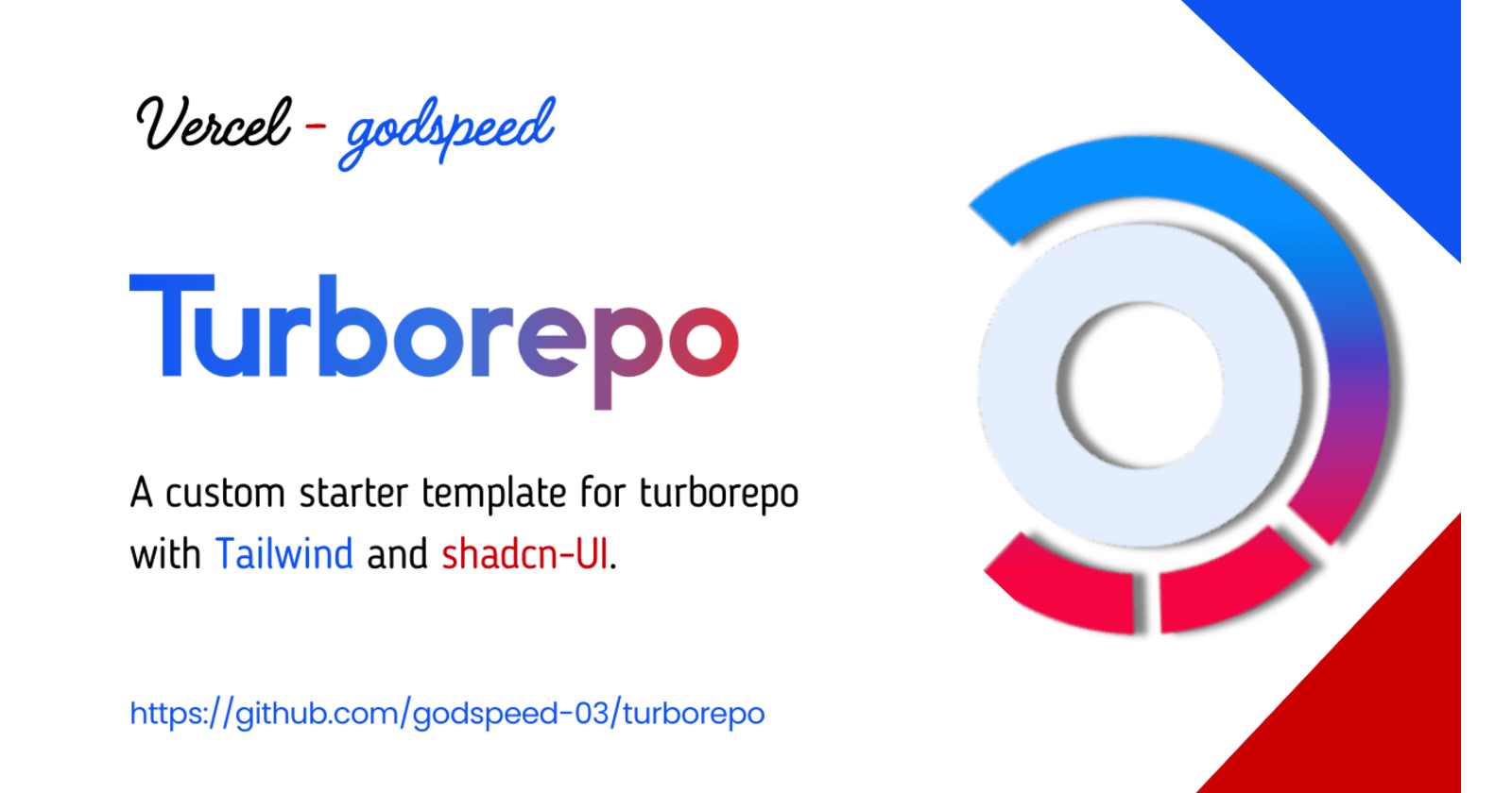 Custom Starter Template for Turborepo with Tailwind CSS & Shadcn UI